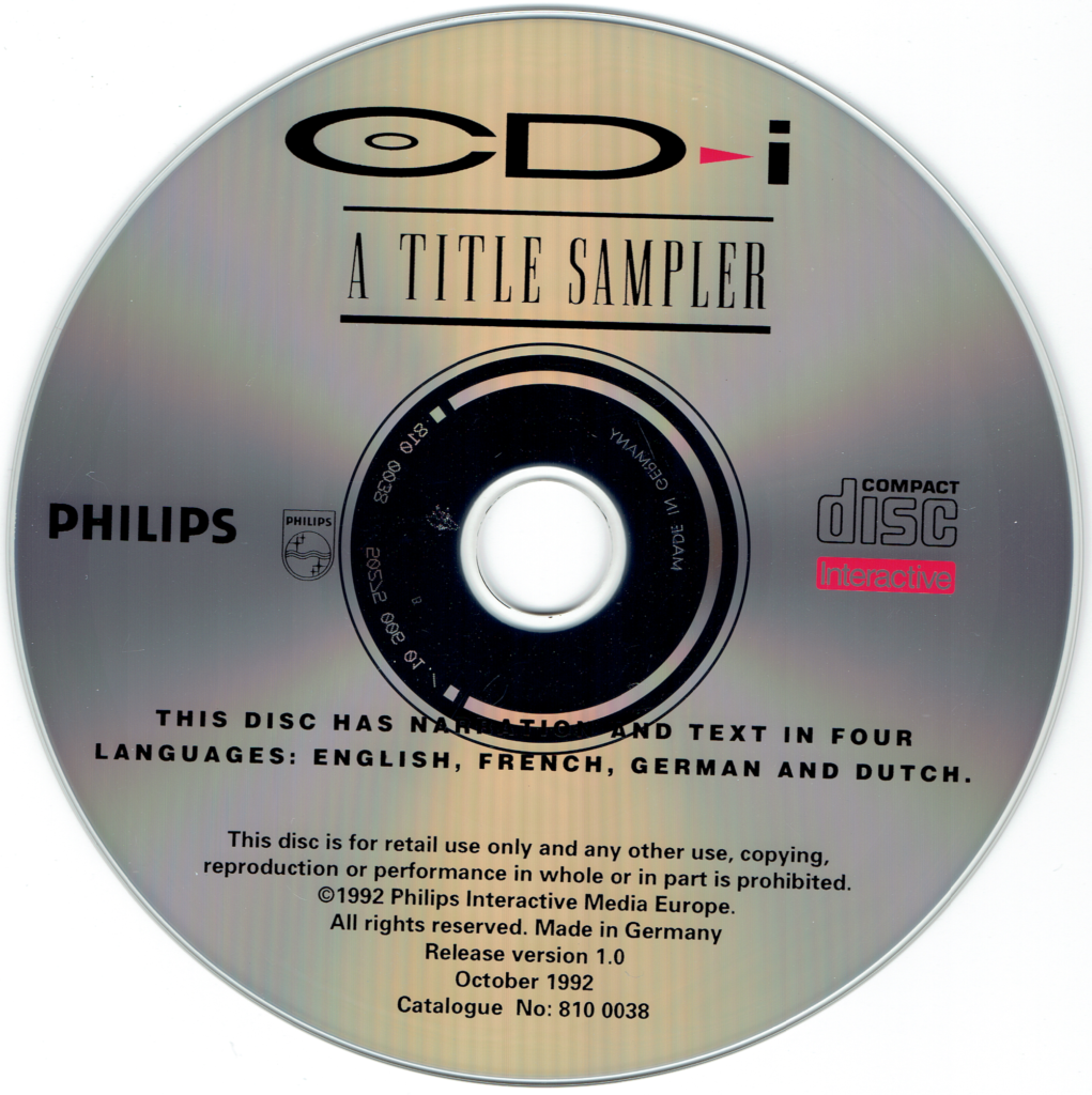 CDi A Title Sampler disc The World of CDi