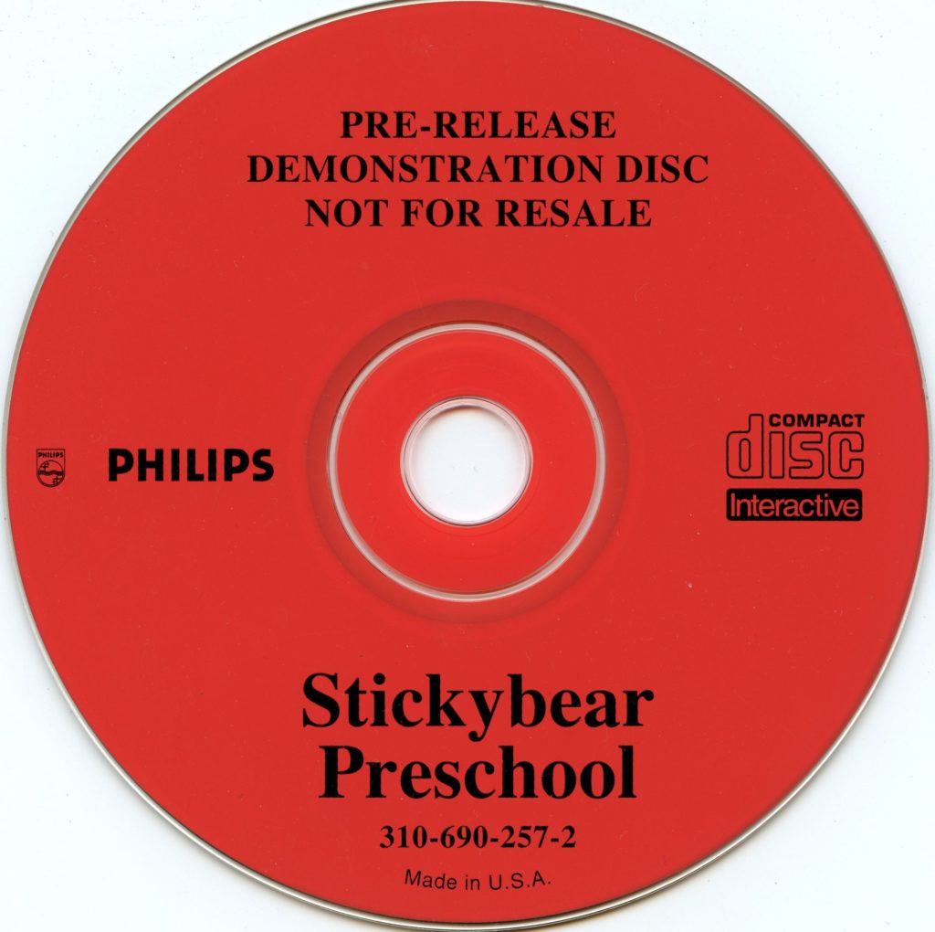 Stickybear – Preschool – Demo – The World of CD-i